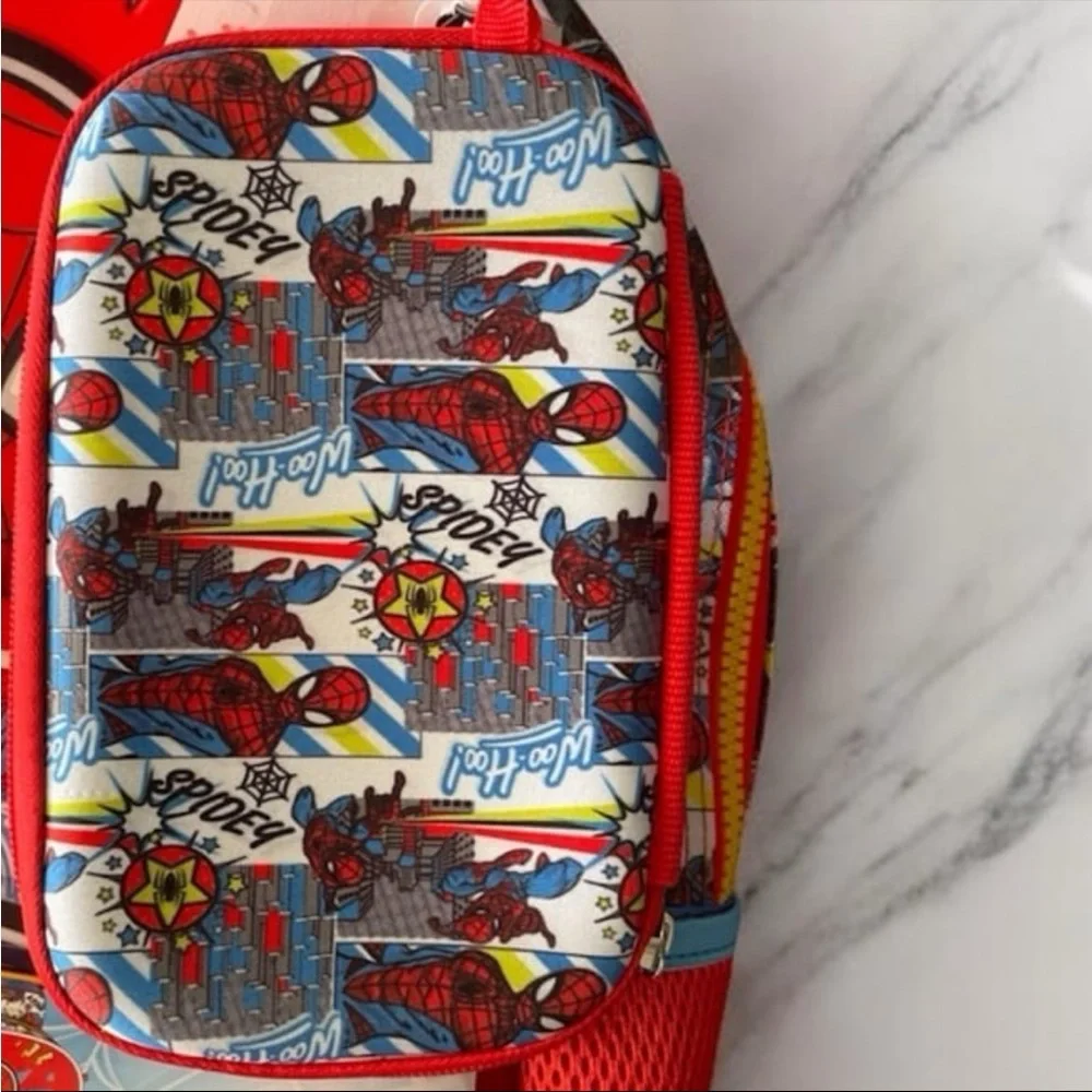Boys Spiderman 17” Backpack Set - Picture 4 of 8